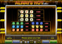 Always Hot Cubes Gewinne