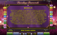 dazzling diamonds regeln