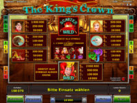 the kings crown gewinne